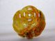 Antique Handmade Chinese Yellow Red Jade Amulet Talisman C.  1900 - 1940 Amulets photo 6