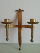 Arts And Crafts Gilded Iron Wall Sconces From Spain Arts & Crafts Movement photo 2