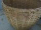 Old Primitive Small Basket With A Hand Carved Wood Handle Fantastic Old Patina Primitives photo 11