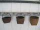 Old Primitive Small Basket With A Hand Carved Wood Handle Fantastic Old Patina Primitives photo 1