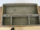 Old Blue/grey Paint Wood Divided Carrier With A Handle American Primitive Aafa Primitives photo 4