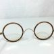 Round Antique Bifocal Spectacles Glasses Copper Color Metal Wire Frame Eyewear Optical photo 6