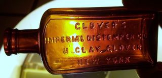 Amber Glover ' S Imperial Distemper Cure Bottle - H.  Clay Glover York - Look photo