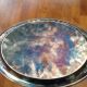 Large Etched Silver Plate Serving Tray In 16 