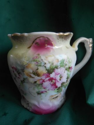 Victorian Cup/ Painted Flowers & Gold Trim,  Authentic Late 19th.  Cent. photo