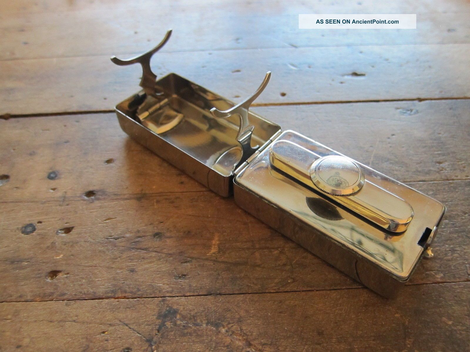 Antique Medical Compact Travel Bunsen Burner Scientific Equipment Surgical Tools photo
