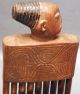 Jewelry Mangbetu Prestige Handcarved Wood Hair Comb Pick Accessory Drcongo Etnix Jewelry photo 4