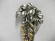 A Design Of Wisteria Of The Nickel Silve.  Paperweight And Bottle Opener.  Antique Asia photo 4