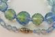 Vtg Antique Vaseline Uranium Givre Glass Crystal Necklace Black Light Art Deco Art Deco photo 10