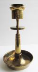 Tommi Parzinger Mid Century Modern Brass Hurricane Candlesticks Candle Holder Mid-Century Modernism photo 2