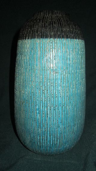 Great Midcentury Italian Rosenthal Netter Bitossi Aldo Londi Pottery Large Vase photo
