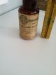 Antique Strontium Bromide Squibb Medicine Bottle,  Cork,  Label,  Contents,  Amber Bottles & Jars photo 1