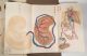 Rare Antique Folding Japanese Anatomical Diagram Lithography Medical Physician Other Medical Antiques photo 3