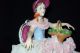 Large Antique German Porcelain Karl Klette Dresden Lace Victorian Lady Figurine Figurines photo 10