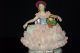 Large Antique German Porcelain Karl Klette Dresden Lace Victorian Lady Figurine Figurines photo 1