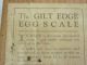 Egg Scale Gilt Edge With Weights & Box 1918 Gardena California 22 Oz & 26 Oz Scales photo 7