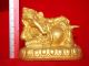 Lek Nam Pee Magical Gold Hindu Charm Rich Luck Success Om Lord Ganesh Amulets photo 5