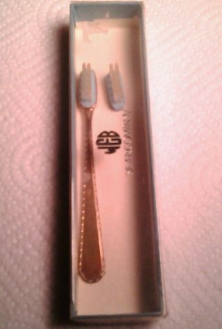Vintage Sterling Silver Toothbrush photo