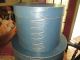 Tall Round Wood Shaker Pantry Box - Navy - 9 1/4 