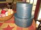 Tall Round Wood Shaker Pantry Box - Navy - 9 1/4 
