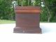 Antique 19th Century Solid Walnut Document Box In Dry Finish Primitives photo 6