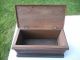 Antique 19th Century Solid Walnut Document Box In Dry Finish Primitives photo 7