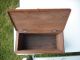 Antique 19th Century Solid Walnut Document Box In Dry Finish Primitives photo 8