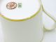 Sevres Ceramic Porcelain 3 Tea Cup & 4 Saucer Hand With Gold Detailing Teapots & Tea Sets photo 6