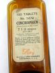 Vintage Eli Lilly Cinchophen Tables Bottle Medicine Pharmacy Other Medical Antiques photo 1