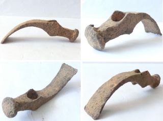 Ancient Antique Viking Axe Adze Hammer Head 9th - 11th Century.  12 photo