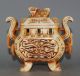 Ancient Chinese Jade Hand Carved Jade Beast Incense Burners Other Chinese Antiques photo 2