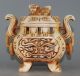 Ancient Chinese Jade Hand Carved Jade Beast Incense Burners Other Chinese Antiques photo 3