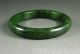 Antique Old Chinese Nephrite Spinach Green Jade Bracelet Bangle 18/19thc Bracelets photo 4