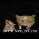 China Brass Handwork Carved Incense Burner & Dragon Lid W Ming Dynasty Mark Other Antique Chinese Statues photo 3