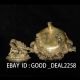China Brass Handwork Carved Incense Burner & Dragon Lid W Ming Dynasty Mark Other Antique Chinese Statues photo 4