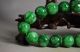 Delicate Chinese Fine Green Jade Hand Carved Bracelet Bracelets photo 1