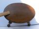 Ex Vtg Estate Oval Solid Wood Step/foot Quality Stool Detail 1900-1950 photo 10
