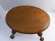Ex Vtg Estate Oval Solid Wood Step/foot Quality Stool Detail 1900-1950 photo 1