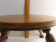 Ex Vtg Estate Oval Solid Wood Step/foot Quality Stool Detail 1900-1950 photo 7