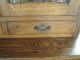 Antique Farmhouse Kitchen Cabinet Pie Safe Cupboard Wavy Glass Doors Shabby 1800-1899 photo 1