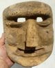 Face Mask: Carved Wood,  Early 19th Century,  Northern York State Native American photo 7