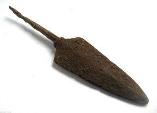1150 A.  D Huge British Found Medieval Period Siege - Warfare Type Iron Arrow Head photo