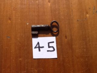 A Small Antique French Cabinet/ Bureau Door Key. photo