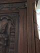 Gothic Large Figural Carved Oak Belgium Cabinet Cupboard C.  1920 Dutch 1900-1950 photo 11