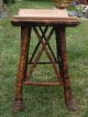 Rare Antique Victorian Tiger Bamboo Stool Late 1800 ' S Early 1900 ' S Unusual 1800-1899 photo 2