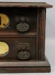 Antique 2 - Drawer Clarks O.  N.  T.  Spool Cotton Sewing Thread Cabinet Chest,  Nr Display Cases photo 6