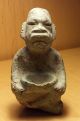 Olmec Seated Figurine - Turquois Rock - Mesoamerica - Antique Pre Columbian Artifacts The Americas photo 1