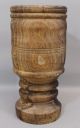 Huge Antique Early - 19thc Primitive Turned,  Lignum Vitae,  Wood Apothecary Mortar Mortar & Pestles photo 3