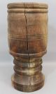 Huge Antique Early - 19thc Primitive Turned,  Lignum Vitae,  Wood Apothecary Mortar Mortar & Pestles photo 7