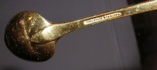 Rare Tiffany Faneuil Sterling Silver Gold Plated Infant Feeding Spoon 6 